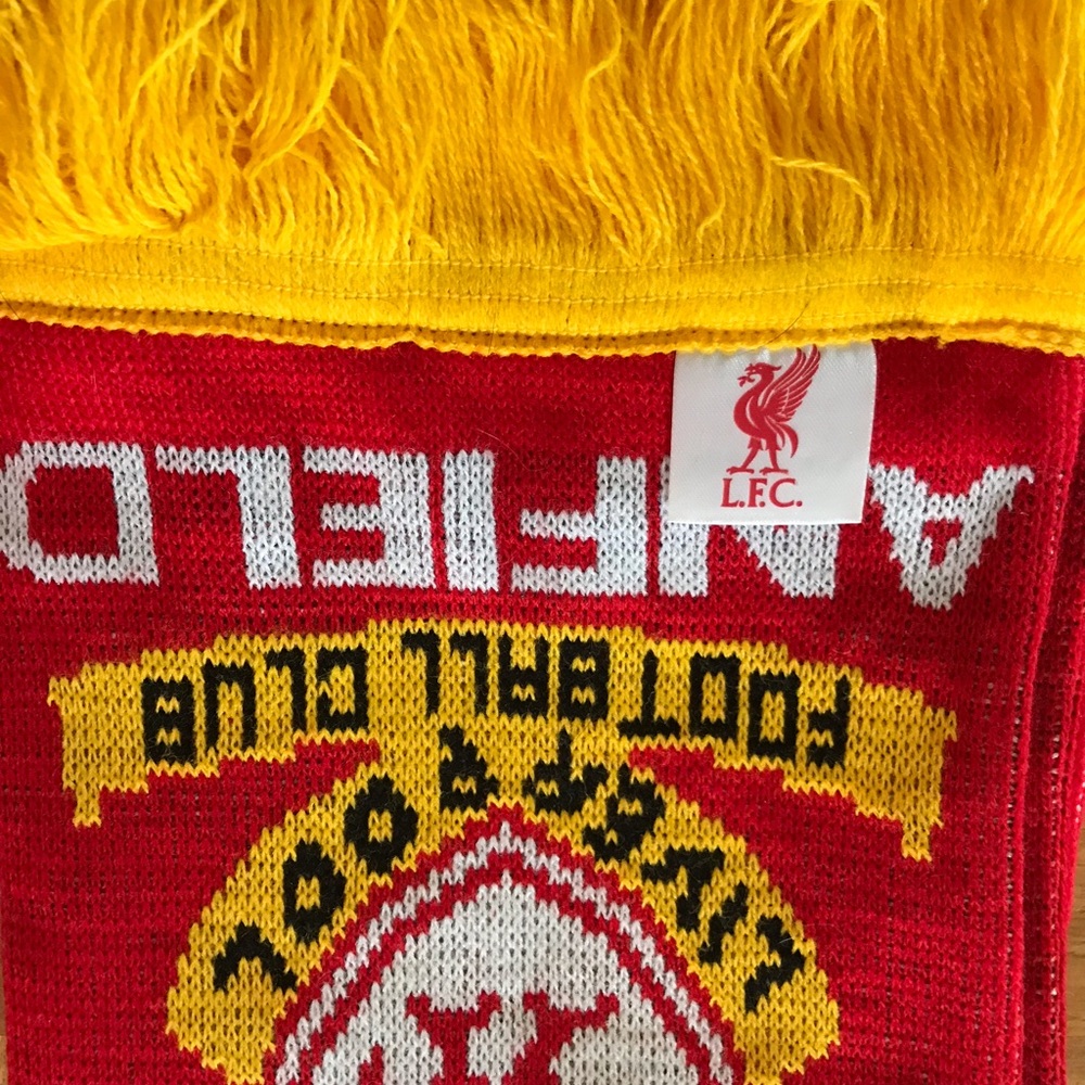 Liverpool FC 'This Is Anfield' Red & Yellow Scarf - Picture 11 of 11